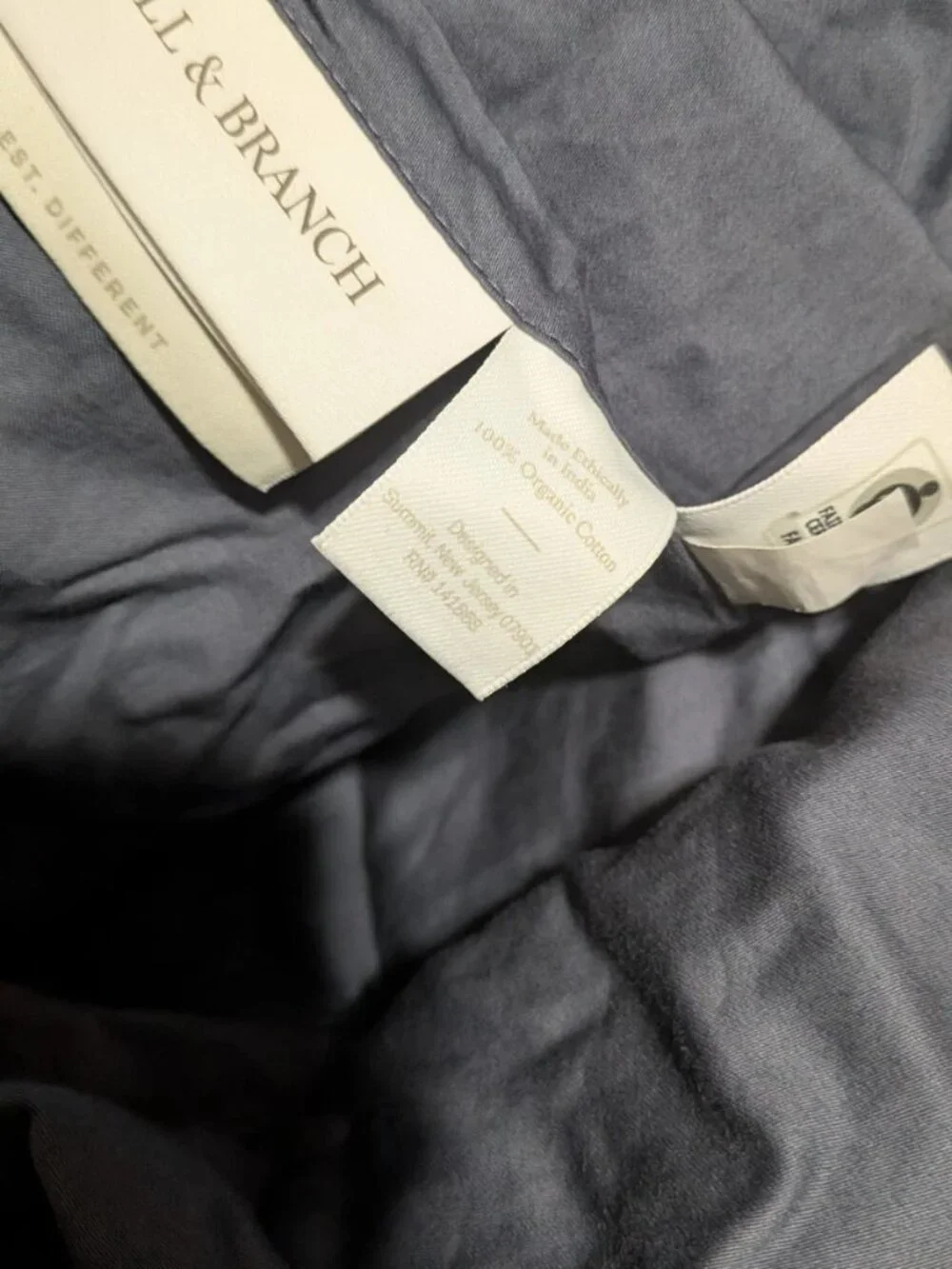 Boll & Branch Signature Hemmed CALIFORNIA KING SLATE 4 PCS Sheet Set